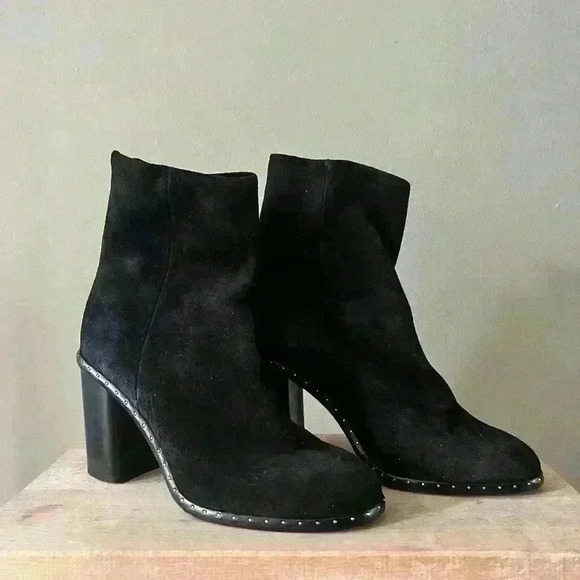 Rag & Bone Suede Blyth Boots Size 36 and a half with studs - Picture 1 of 9